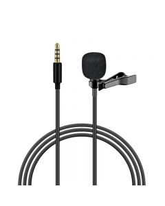 Clip-on Lapel Mini Lavalier 3.5mm Mic Microphone for Mobile Phone PC Recording