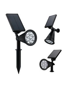 7 LED Discoloration Solar Lights Insert Floor Lawn Garden Lights Party Lights Decor Lamp