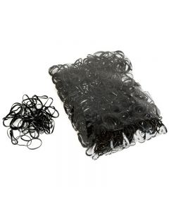 1000Pcs/Bag Disposable Elastics Hair Bands Girls TPU Rubber Ponytail Holder Band - Color 1