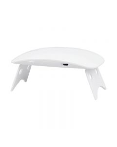 6W Portable Mini USB UV LED 45s/60s Timer Nail Lamp Dryer Nail Lamp Machine - White