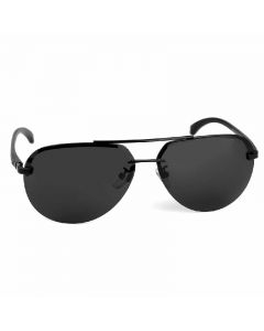 Aluminum Frame Polarized Sunglasses Mens Driving Glasses Outdoor Sports Goggles Eyewear - Black