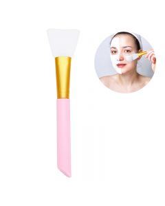 Face Care Soft Silicone Foundation Painting Mask Brush Beauty Makeup Tool DIY Soft Mask Stick - Pink