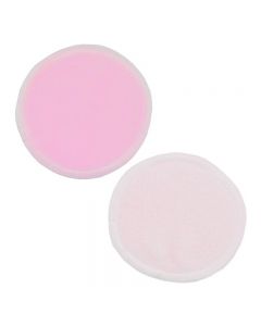 Natural Reusable Soft Gentle Makeup Remover Pads Foundation Cleaning Cotton Pad for Sensitive Skin - Pink