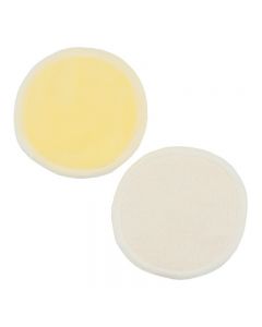 Natural Reusable Soft Gentle Makeup Remover Pads Foundation Cleaning Cotton Pad for Sensitive Skin - Yellow