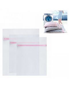 3x Laundry Washing Mesh Net Zipped Lingerie Underwear Bra Clothes Wash Bag