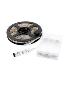 1M 5050 Waterproof 30 LED RGB Strip Lights Color Changing for Home Xmas Mood Lights Décor