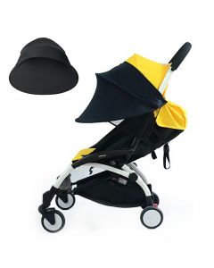 Baby Carriage Sun Shade Canopy for Car Seat Pushchair Pram Jogger Stroller - Black