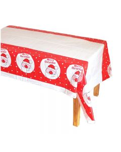 Disposable Christmas Themed Table Cloths Xmas Party Table Cover Home Decoration - Christmas 4