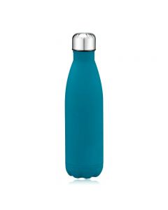 Rubber Paint 500ML Water Flask Stainless Steel Double Wall Vacuum Insulated Keep Hot and Cold Water Bottle - Matte Teal