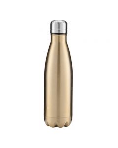 750ML Stainless Steel Vacuum Insulated Water Bottle Leak-proof Double Walled Drinks Bottle Glossy - Bright Gold