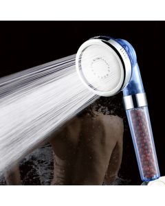 Adajustable High Turbo Pressure Water Saving Laser 3 Modes Dismountable Shower Head with Filter Beads