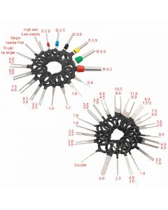 38 pcs Car Terminal Removal Tool Wire Plug Connector Extractor Puller Release Pin