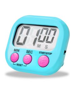 Digital Kitchen Timers with Loud Alarm for Cooking Baking Workout Sports Games - Blue