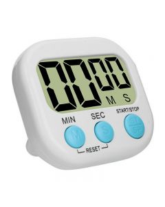 Digital Kitchen Timers with Loud Alarm for Cooking Baking Workout Sports Games - White