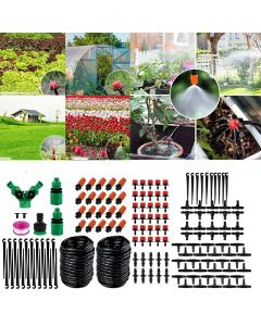 2 pcs 15m DIY Micro Drip Irrigation System Set Automatic Watering Garden Hose Watering