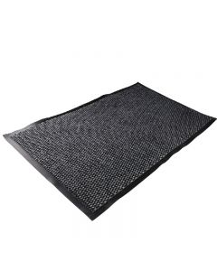 Heavy Duty Hallway Kitchen Door Mats Rubber Barrier Rug Dark Grey - Pineapple Pattern