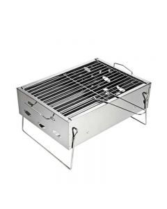 Folding BBQ Barbecue Grill Portable Charcoal Stove for Camping Garden Outdoor - Small Size