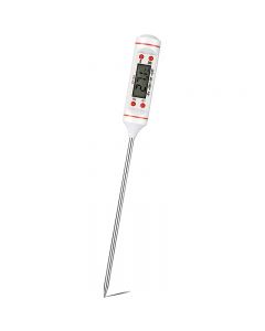 Food Probe Cooking Kitchen BBQ Electronic Digital Thermometer Instant Temperature - White