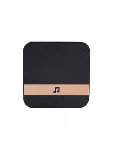 Smart Wireless Sensor Dingdong Doorbell Chime for Wireless Video Doorbell - Black