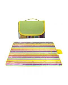 Waterproof Picnic Blanket Camping Mat Outdoor Beach Hiking Park Grass Travel Rug - Yellow