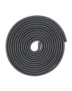 5m U Shape Rubber Seal Car Door Edge Guard Molding Trim Protectors Strip - Black