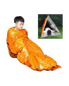PE Orange Emergency Sleeping Bag Cold and Heat Insulation Used for Outdoor Climbing and Camping
