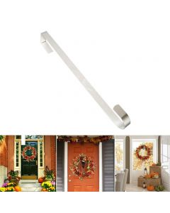 28cm Door Wreath Hanger Christmas Hook Xmas Decoration - Silver