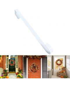 28cm Door Wreath Hanger Christmas Hook Xmas Decoration - White