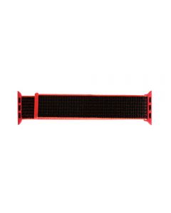 38mm Apple Watch Band Sports Loop Woven Nylon Watchband Strap for iWatch Series 3/2/1 - Pink + Black