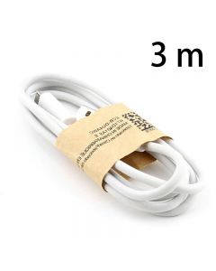 3M Micro USB Charging Data Cable Android Smartphones Charger for Huawei Samsung Galaxy S4 - White