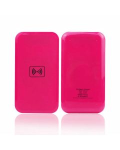 Qi Wireless Charger Transmitter for Qi Standard Mobile Phones - Hot Pink