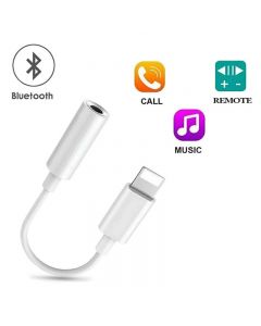 8 Pin to 3.5mm Headphone Bluetooth Jack Audio Adapter