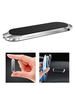 Magnetic Phone Holder Car Dashboard Mount Stand Bracket for Mobile Phone GPS - Silver