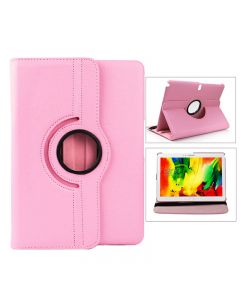 360 Degree Rotating Flip Case for Samsung Galaxy Note 10.1 P600 - Pink