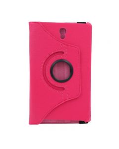 360 Rotation Case Cover for Samsung T700- Rose Red