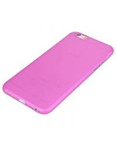 Hard PC Frosted Back Cover Ultra Thin Shell Case for iPhone 6 - Rose Red