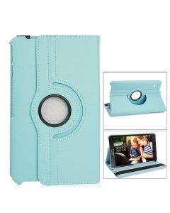 360 Degree Rotating Flip Case for Samsung Galaxy T330 Tab4 8.0 - Blue