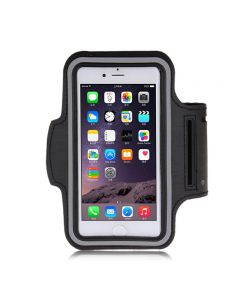 Adjustable Armband Armlet Sports Case Velcro Strap for iPhone 5 5S - Black