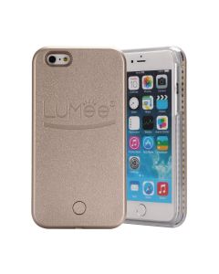 Luminous LED Cold White Light Selfie Phone Case Cover Skin for Apple iPhone 6S Plus - Golden