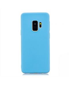 Slim Flexible Soft Rubber TPU Shockproof Case Back Cover for Samsung S9 - Blue