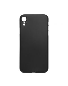 PC Frosted Grind Ultra Thin Hard Case Back Cover Shell for iPhone XR - Black