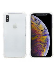 Transparent Thin TPU Rubber Soft Skin Silicone Protective Case Phone Cover for iPhone X/XS-Clear