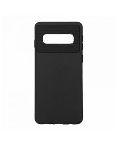 Ultra Thin TPU Soft Back Cover Phone Case Protective Case for Samsung Galaxy S10 - Black