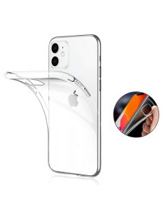 Transparent Bumper Phone Case Shockproof Silicone Case Soft TPU Protective Case Scratch Resistant for iPhone 11