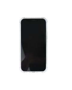 TPU Rubber Soft Skin Silicone Protective Case with Bumper Edge for iPhone 12 Pro - Clear