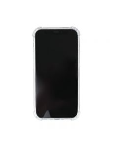 TPU Rubber Soft Skin Silicone Protective Case with Bumper Edge for iPhone 12 Mini - Clear