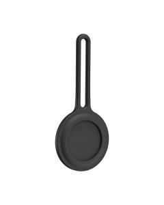 Air Tag Silicone Loop Holder Keyring Carry Case for Apple - Grey