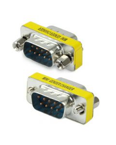 Serial RS232 DB9 9 Pin Male to Male Adapter Connector