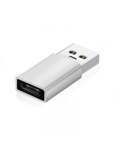 USB C Female to USB 3.0 Male Adapter Type C 3.1 to USB 3.0 A Support Data Sync and Charging - Silver