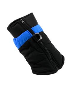 Comfy Soft Dog Vest Jacket Winter Waterproof Padded Pet Clothes Warm Vest Coat Size L - Blue